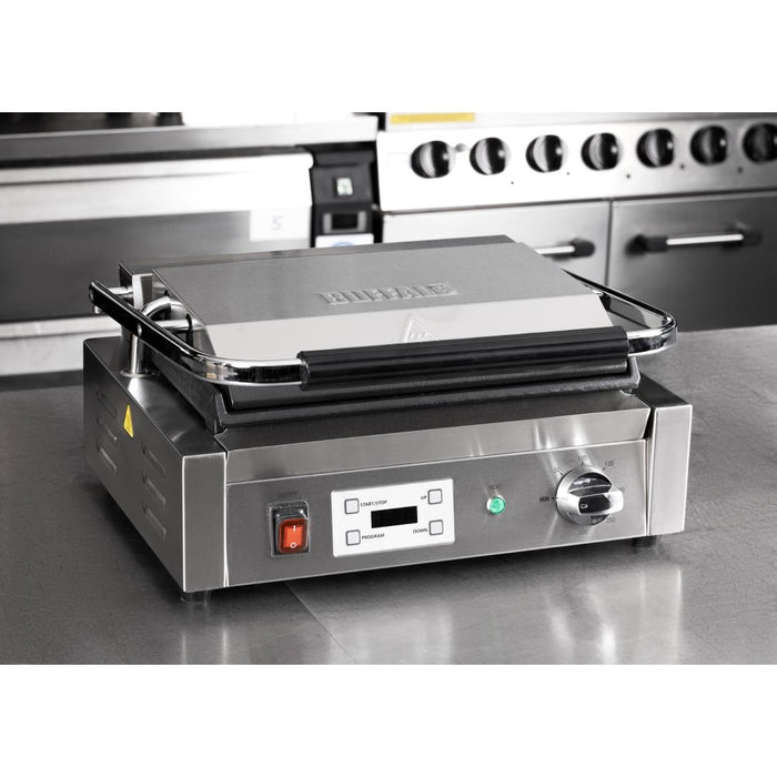 Buffalo Extra Large Contact Grill Single Flat Plate Buffalo