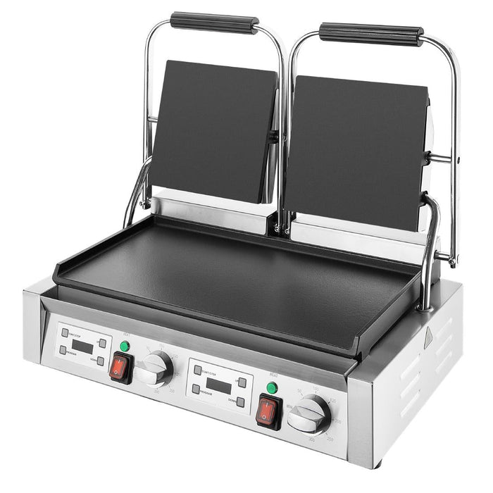 Buffalo Extra Large Contact Grill Double Flat Plate Buffalo