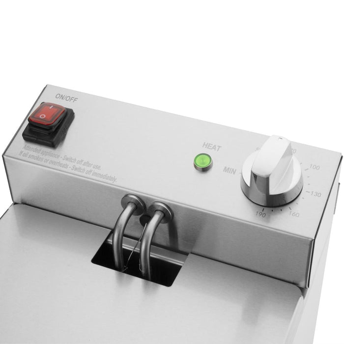 Buffalo Single Tank Single Basket 5Ltr Countertop Fryer 2.8kW Buffalo