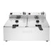 Buffalo Twin Tank Twin Basket 2x5Ltr Countertop Fryer 2x2.8kW Buffalo