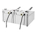 Buffalo Twin Tank Twin Basket 2x5Ltr Countertop Fryer 2x2.8kW Buffalo