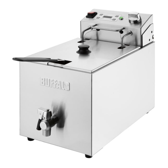 Buffalo Single Electric Fryer with Timer 8Ltr Buffalo