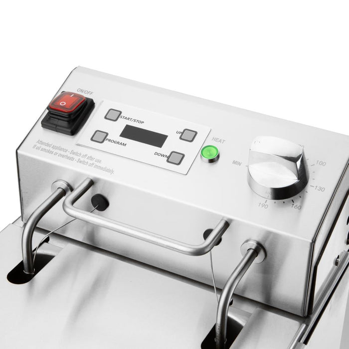 Buffalo Single Electric Fryer with Timer 8Ltr Buffalo