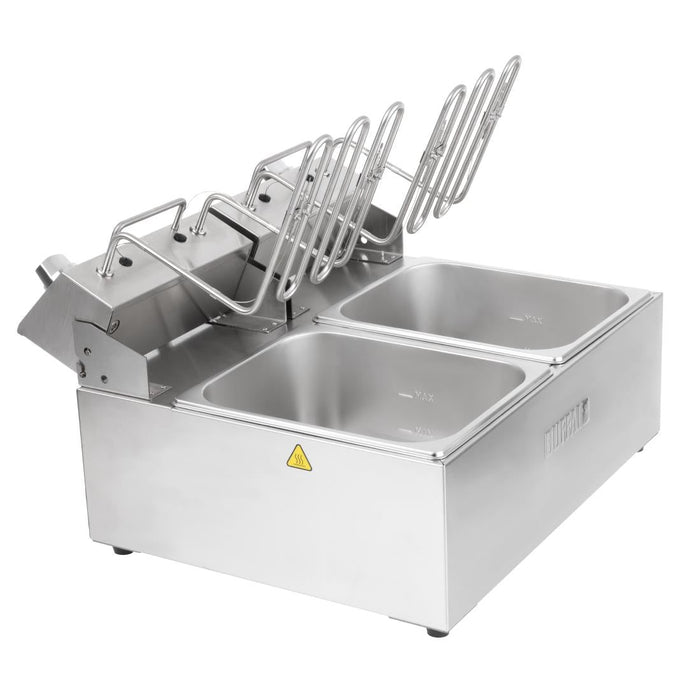 Buffalo  Double Electric Fryer with Timer 2x5Ltr Buffalo