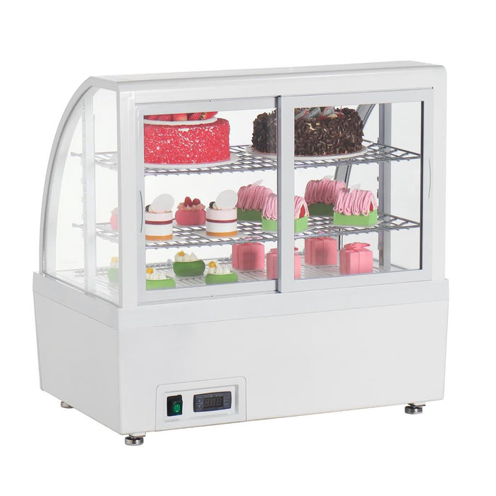 Polar C-Series Countertop Display Fridge White 100Ltr Polar