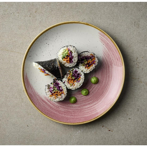 Churchill Stonecast Accents Evolve Coupe Plates Petal Pink 286mm (12 Pack) Churchill