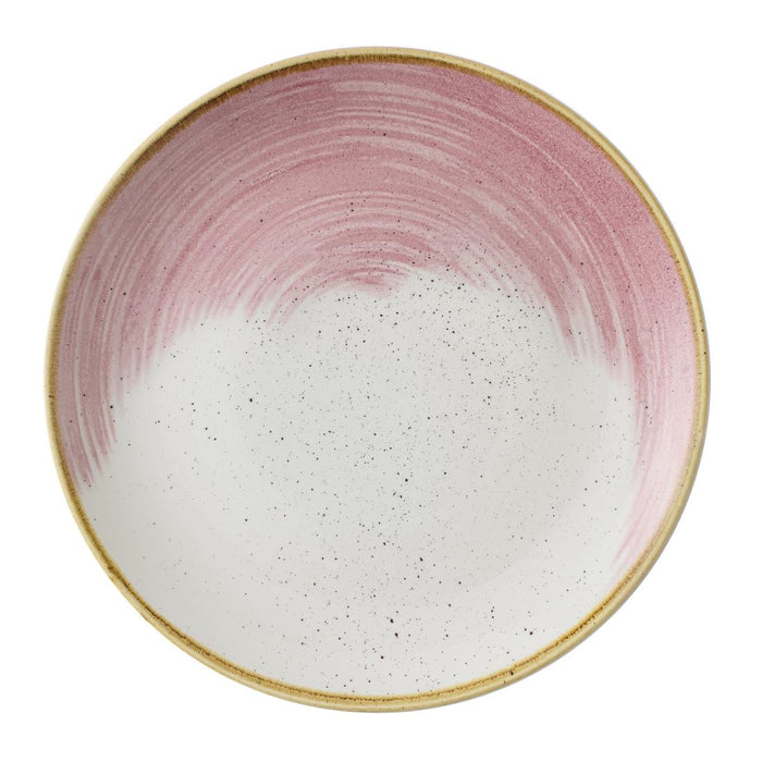 Stonecast Accents Petal Pink Evolve Coupe Plate 10.25" Box 12