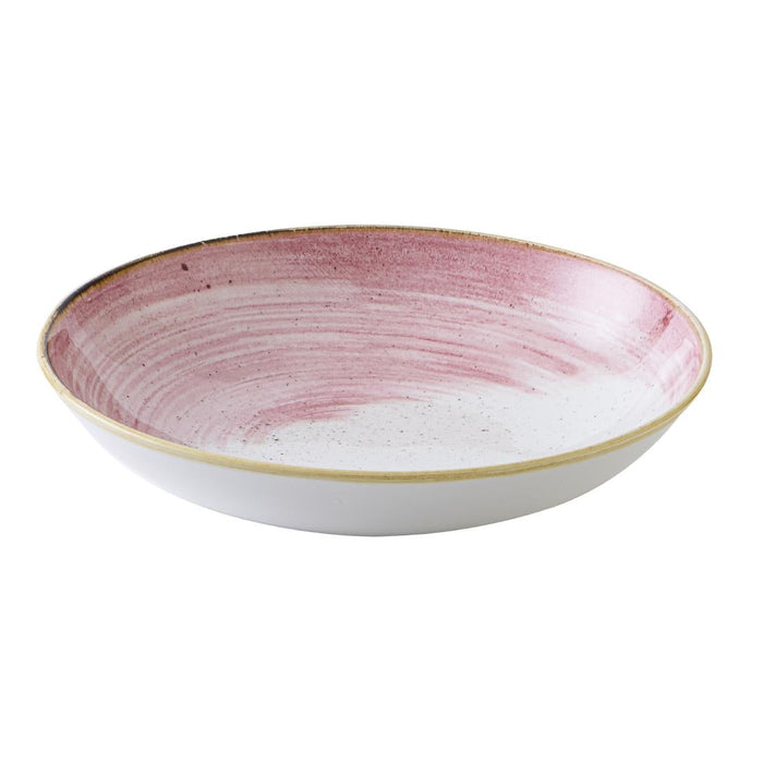 Churchill Stonecast Accents Evolve Coupe Bowls Petal Pink 248mm (12 Pack) Churchill