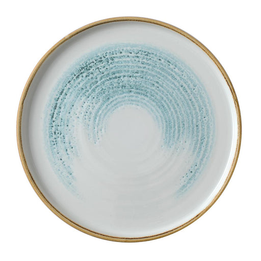 Homespun Accents Aquamarine  Walled Plate 10 2/8" Box 6