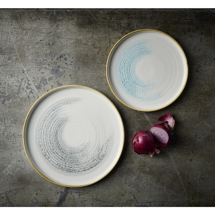 Churchill Homespun Accents Aquamarine Walled Plate 220mm (6 Pack) Churchill