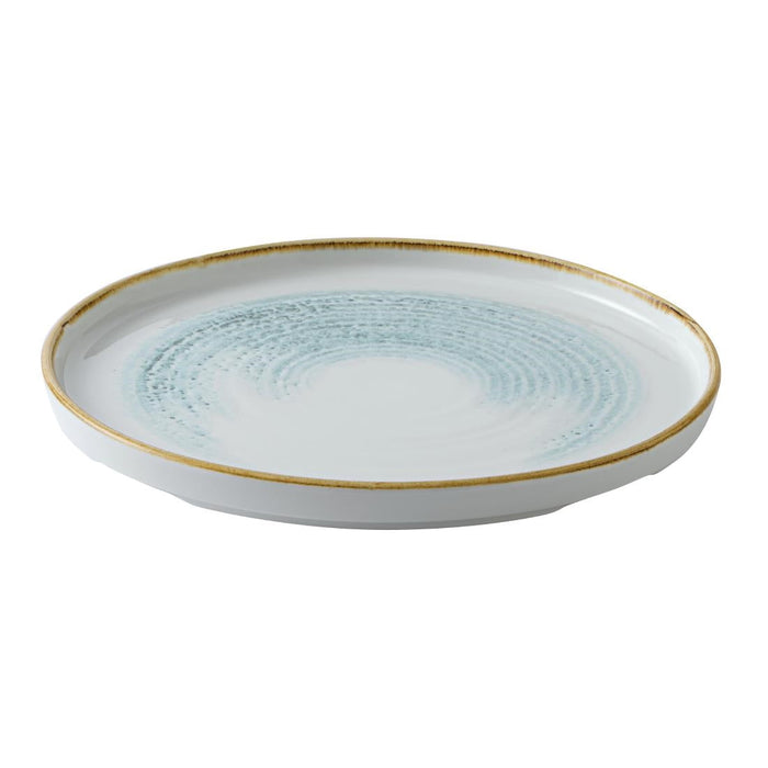 Churchill Homespun Accents Walled Plates Aquamarine 260mm (6 Pack) Churchill