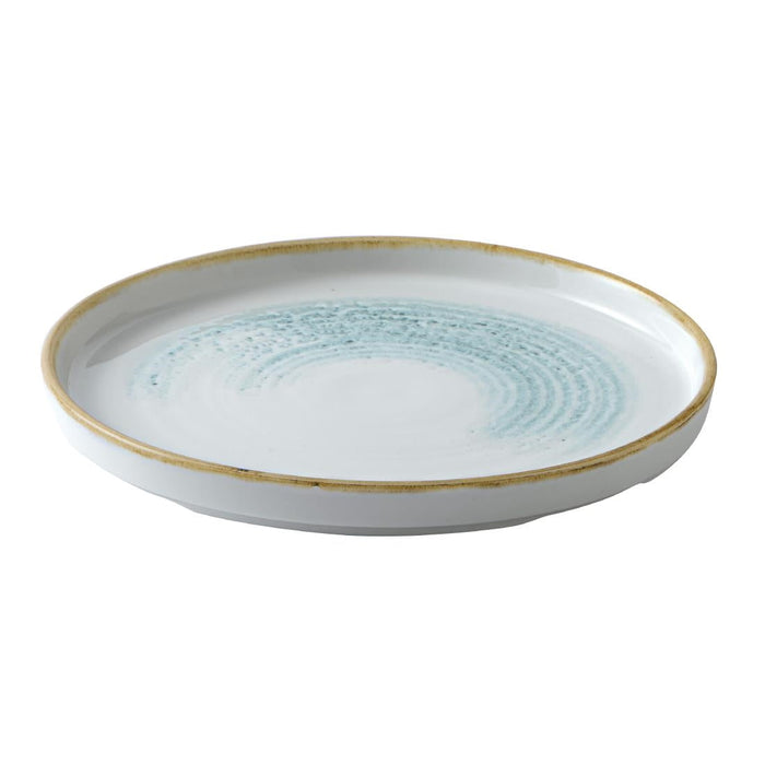 Churchill Homespun Accents Aquamarine Walled Plate 220mm (6 Pack) Churchill