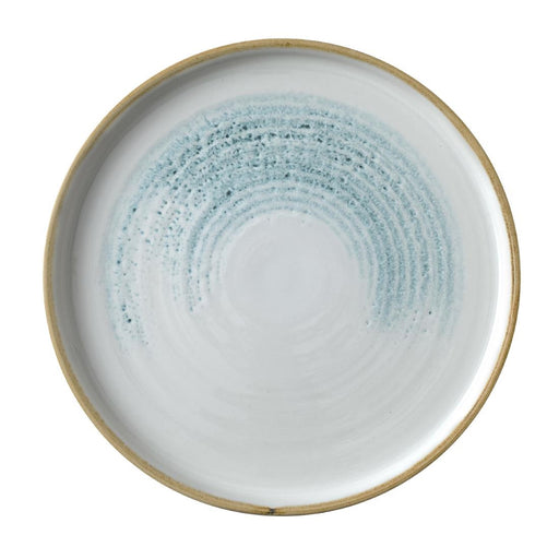 Homespun Accents Aquamarine  Walled Plate 8.67" Box 6