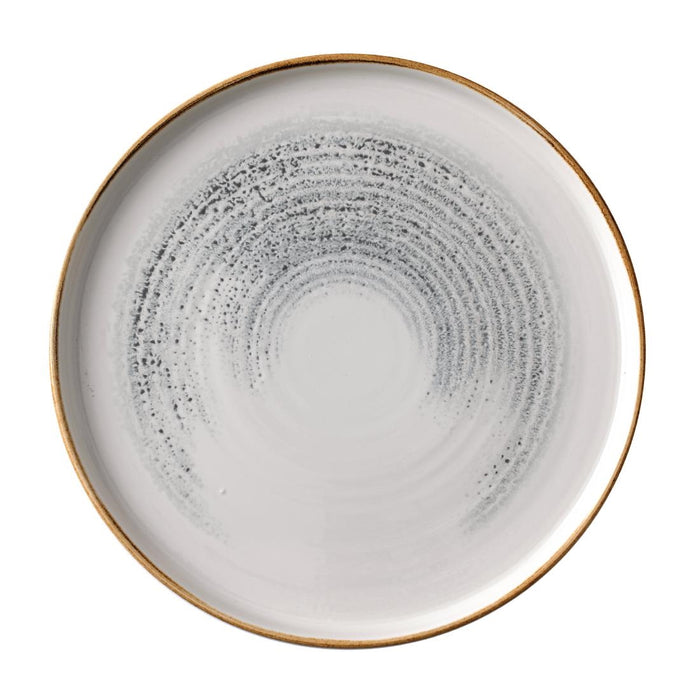 Homespun Accents Jasper Grey  Walled Plate 10 2/8" Box 6