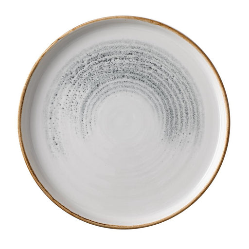 Homespun Accents Jasper Grey  Walled Plate 8.67" Box 6