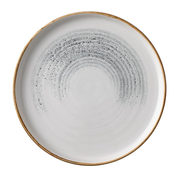 Homespun Accents Jasper Grey  Walled Plate 8.67" Box 6