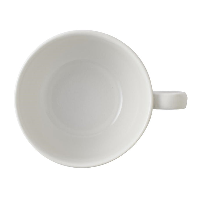 Dudson Harvest Norse White Cappuccino Cup 8oz (12 Pack) Dudson