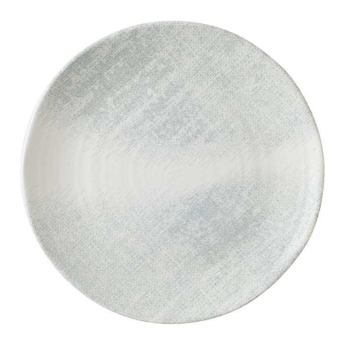 Makers Collection Jute Grey  Organic Coupe Plate 10.6" Box 12