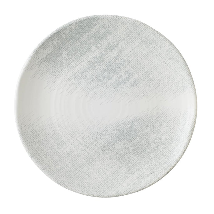 Makers Collection Jute Grey  Organic Coupe Plate 9" Box 12