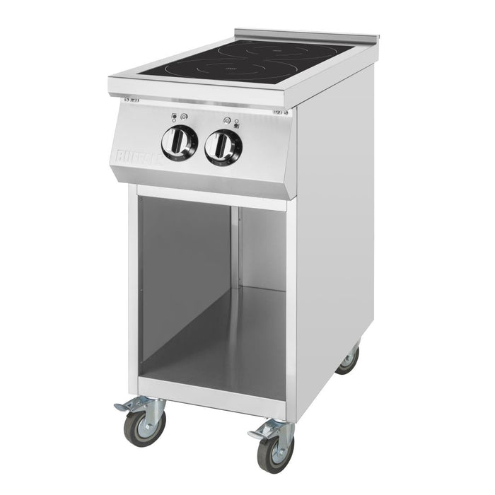 Buffalo Freestanding Double Zone Induction Hob 2 x 3.5kW Single Phase Buffalo