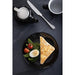 Olympia Cafe Coupe Plate Black - 200mm 8" (12 Pack) Olympia