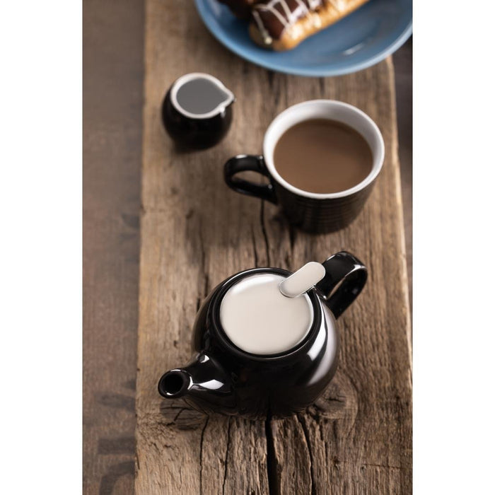 Olympia Cafe Aroma Mug Black - 230ml (6 Pack) Olympia