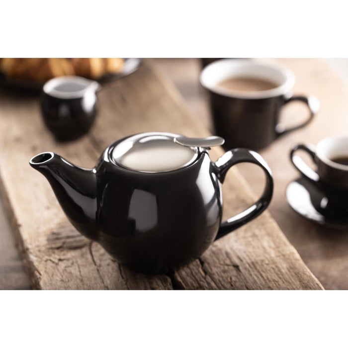 Olympia Cafe Teapot Black Olympia