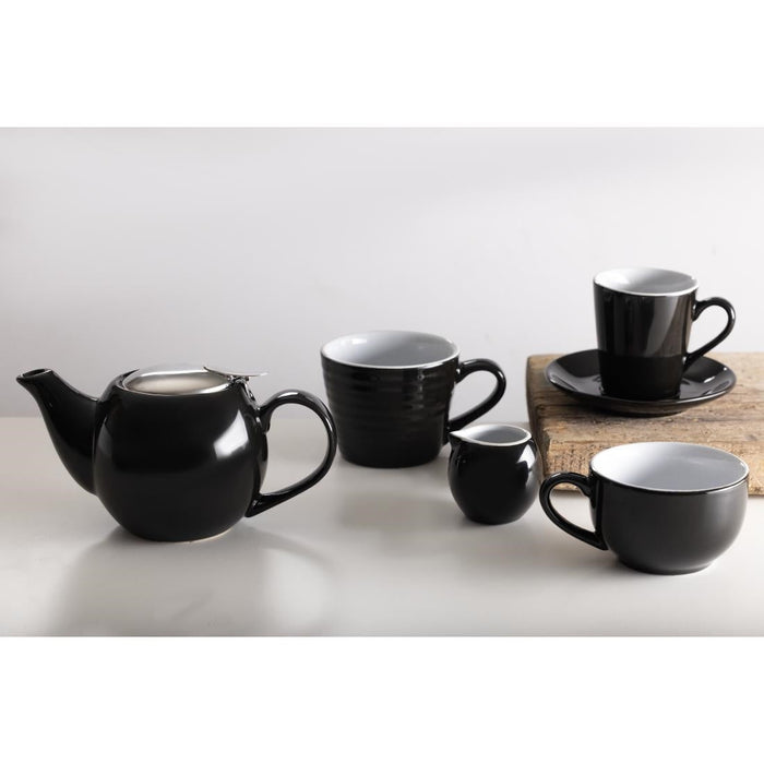 Olympia Cafe Aroma Mug Black - 340ml (6 Pack) Olympia