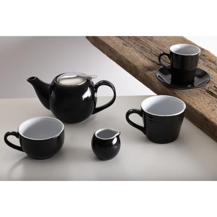 Olympia Cafe Teapot Black Olympia