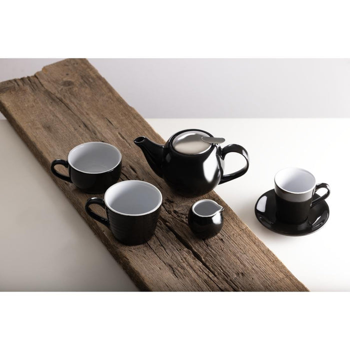 Olympia Cafe Espresso Cup Black (12 Pack) Olympia