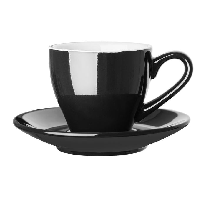 Olympia Cafe Espresso Cup Black (12 Pack) Olympia