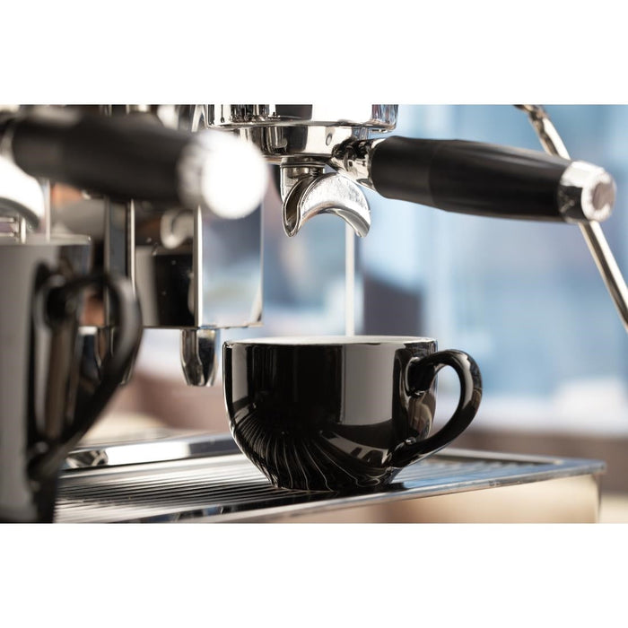 Olympia Cafe Coffee Cup Black - 230ml 8fl oz (12 Pack) Olympia