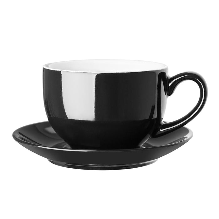 Olympia Cafe Saucer Black (12 Pack) Olympia