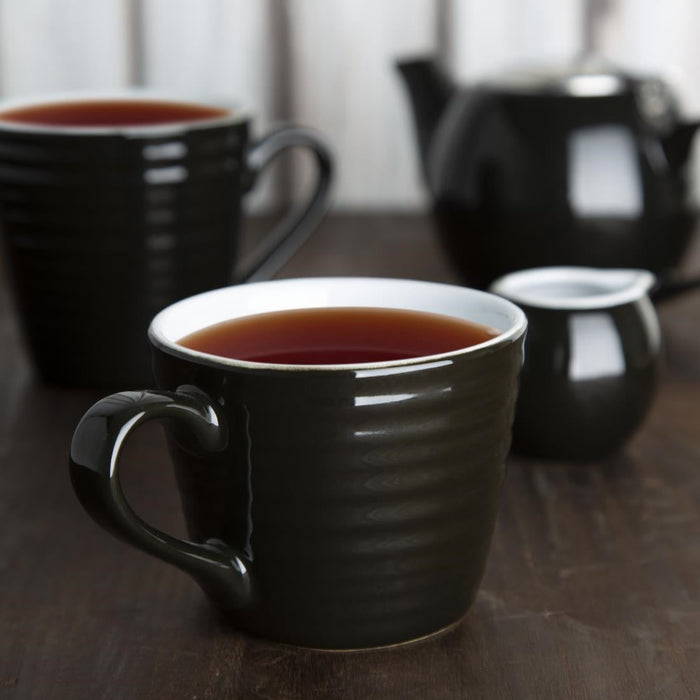 Olympia Cafe Aroma Mug Black - 230ml (6 Pack) Olympia