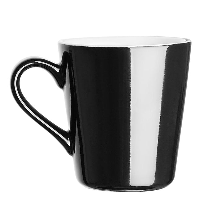 Olympia Cafe Flat White Cup Black - 170ml (12 Pack) Olympia