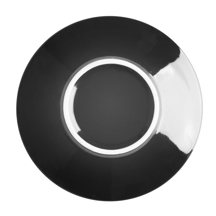 Olympia Cafe Flat White Saucer Black (12 Pack) Olympia