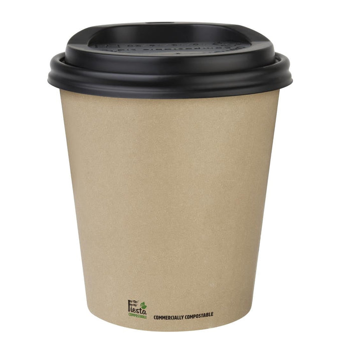 Fiesta Compostable Coffee Cups Single Wall 12oz (50 Pack) Fiesta Compostable