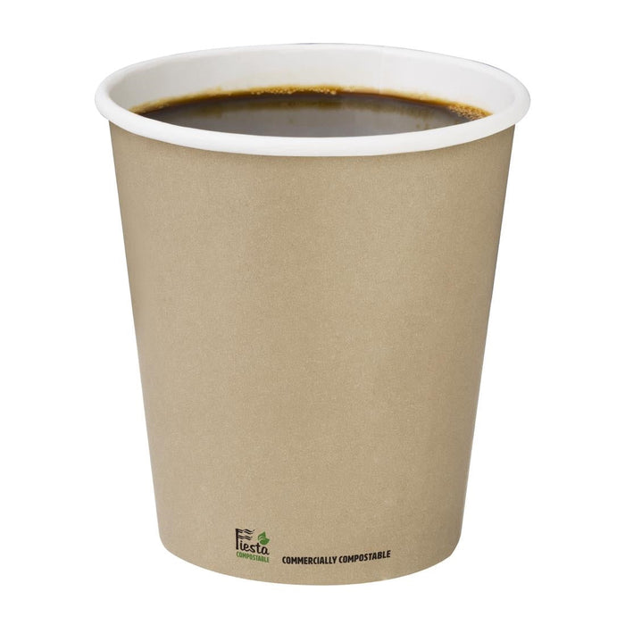 Fiesta Compostable Coffee Cups Single Wall 12oz (50 Pack) Fiesta Compostable