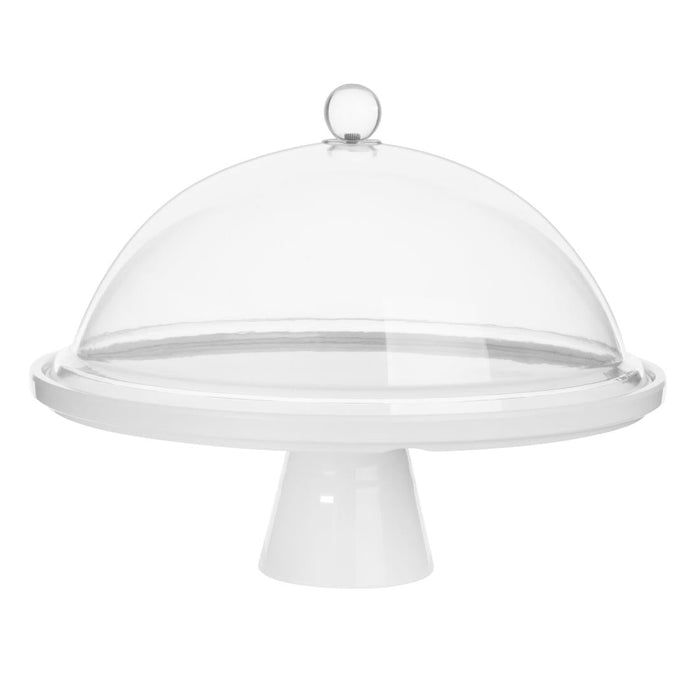 Olympia Kristallon Melamine Round Cake Stand 330x140mm Olympia