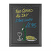 Olympia Wallboard Black Wooden Frame 450x600mm Olympia