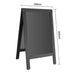 Olympia Pavement Board Black Wooden Frame 500x850mm Olympia