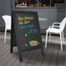 Olympia Pavement Board Black Wooden Frame 700x1200mm Olympia