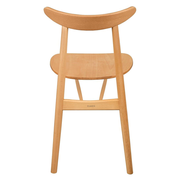Fameg Beech Cowhorn Side Chair (2 Pack) Fameg