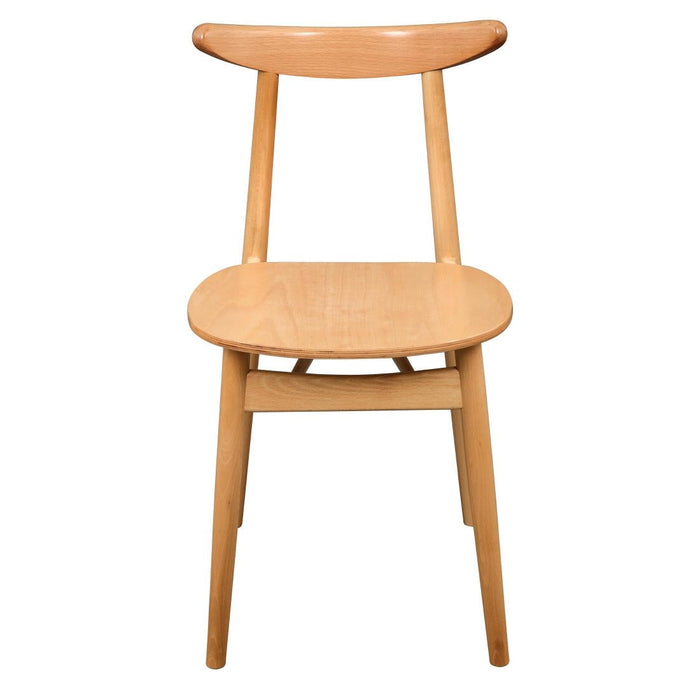 Fameg Beech Cowhorn Side Chair (2 Pack) Fameg