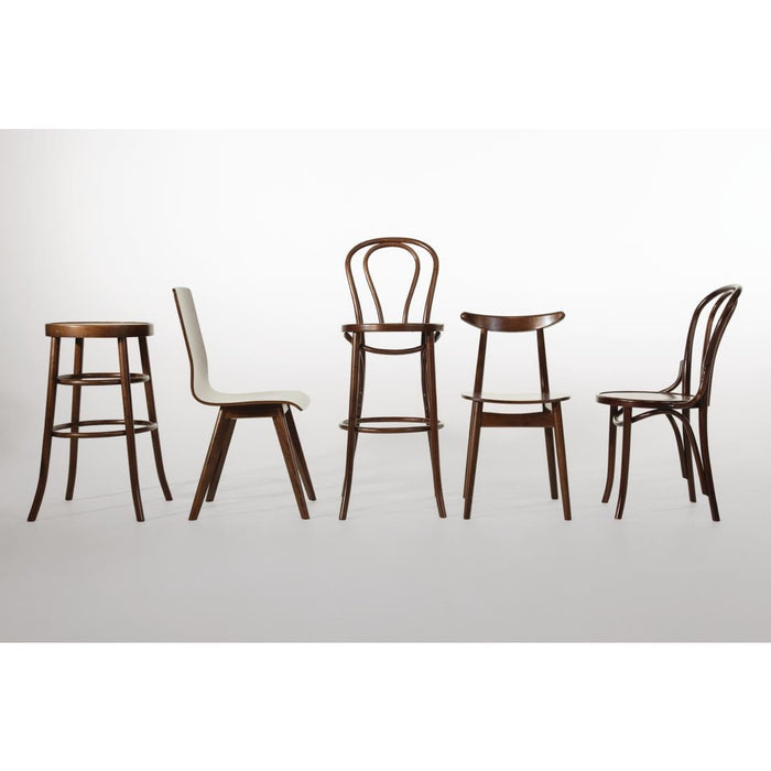 Fameg Bentwood Bistro Side Chairs Walnut Finish (2 Pack) Fameg