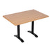 Bolero Pre-drilled Rectangular Tabletop Beech Effect Bolero