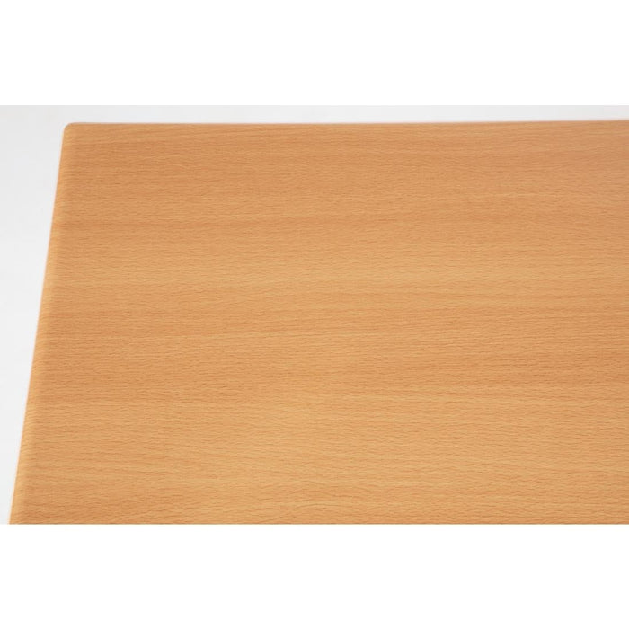 Bolero Pre-drilled Rectangular Tabletop Beech Effect Bolero