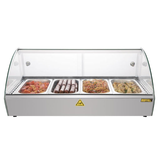 Buffalo Countertop Heated Food Display 800mm Buffalo