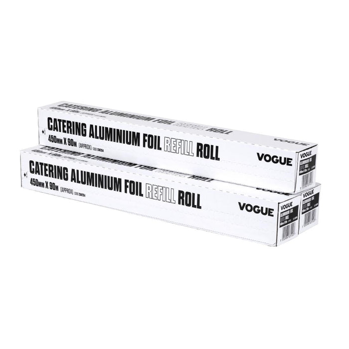 Vogue Aluminium Foil 90m fits Wrap450 Dispenser (3 Pack) Vogue