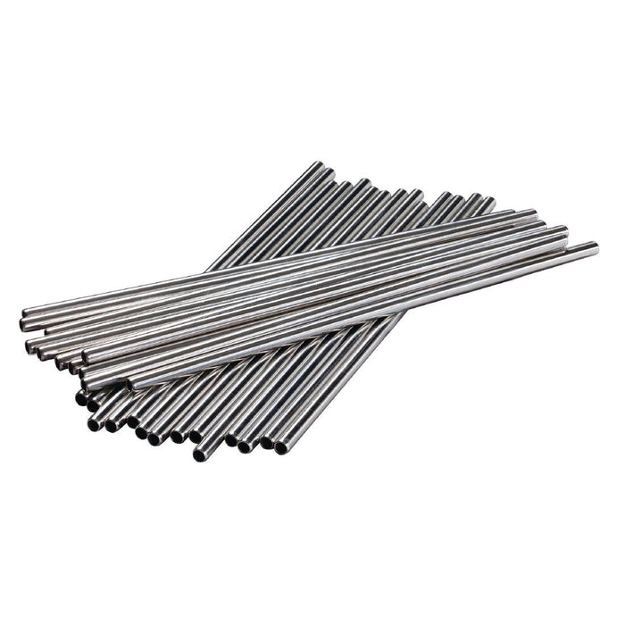 Beaumont Stainless Steel Metal Straws 8.5" (25 Pack) Beaumont